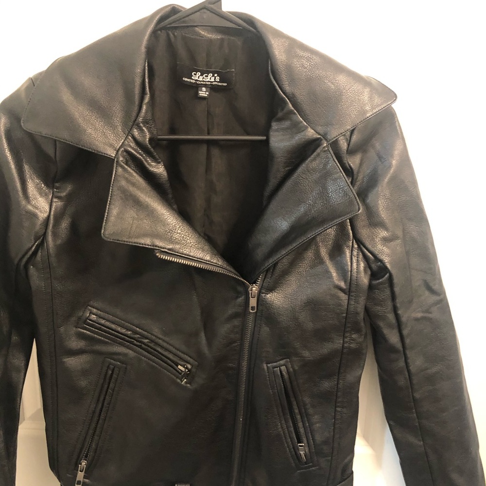 Lulu’s Faux Leather moto Jacket